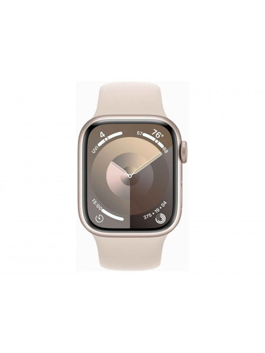 Սմարթ ժամացույց APPLE WATCH SERIES 9 41MM GPS STARLIGHT SPORT BAND (MR8T3QR/A)