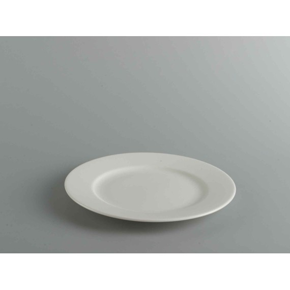 Тарелка MINH LONG 582885000 ROUND JASMINE LYS IVORY WHITE 28CM 