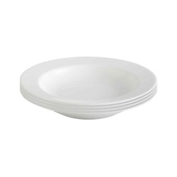Тарелка MINH LONG 632301000 SOUP JASMINE LYS IVORY WHITE 23CM 