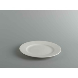 Тарелка MINH LONG 582085000 ROUND JASMINE LYS IVORY WHITE 20CM 