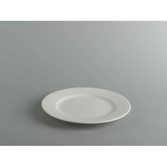Тарелка MINH LONG 582085000 ROUND JASMINE LYS IVORY WHITE 20CM 