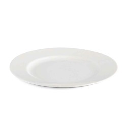 Тарелка MINH LONG 582085000 ROUND JASMINE LYS IVORY WHITE 20CM 