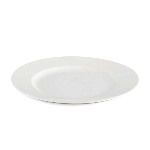 Тарелка MINH LONG 582085000 ROUND JASMINE LYS IVORY WHITE 20CM 