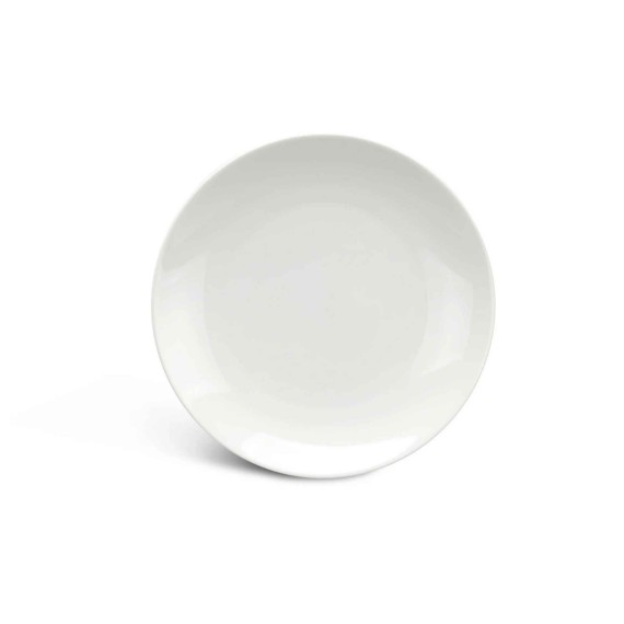 Тарелка MINH LONG 582280000 FLAT ROUND DAISY LYS IVORY WHITE 22CM 