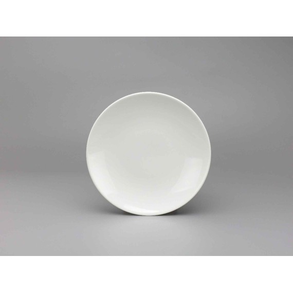 Тарелка MINH LONG 582280000 FLAT ROUND DAISY LYS IVORY WHITE 22CM 