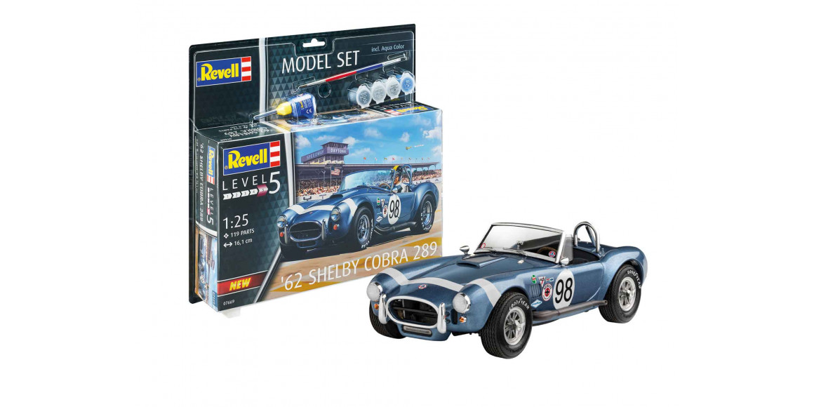 Puzzle and mosaic REVELL 62 SHELLBY COBRA 67669 