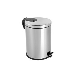 Bucket FLORA FT607 ST.STEEL WITH PEDAL 8L 