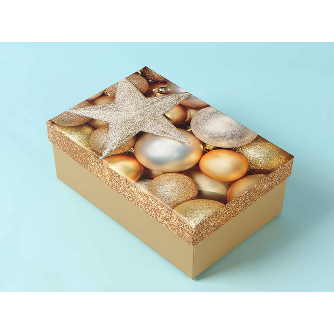 Տոնածառի զարդեր XIMI 6936706425929 CHRISTMAS GIFT BOX-M