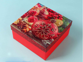 Տոնածառի զարդեր XIMI 6936706425974 (CHRISTMAS GIFT BOX-L)