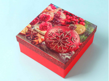 Տոնածառի զարդեր XIMI 6936706425981 (CHRISTMAS GIFT BOX-M)