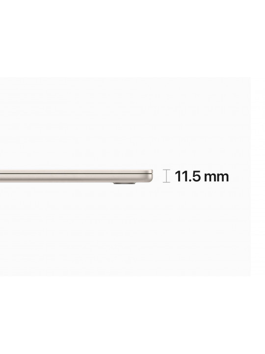 Notebook APPLE MacBook Air 15.3 (Apple M2) 8GB 512GB (Starlight) MQKV3RU/A