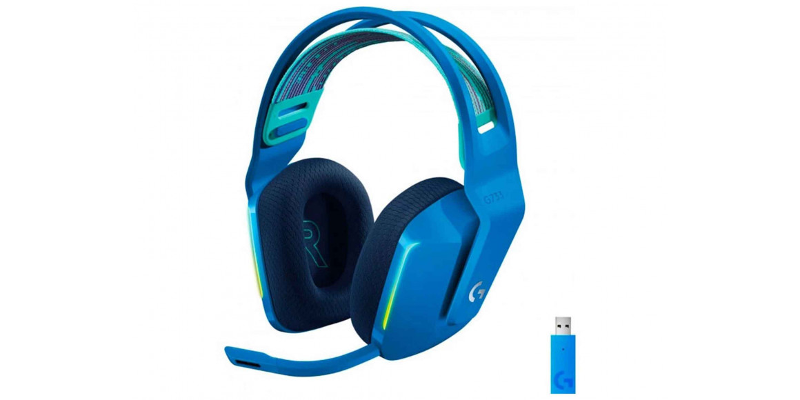 Ականջակալ LOGITECH G733 LIGHTSPEED WIRELESS RGB GAMING (BLUE) (L981-000943)