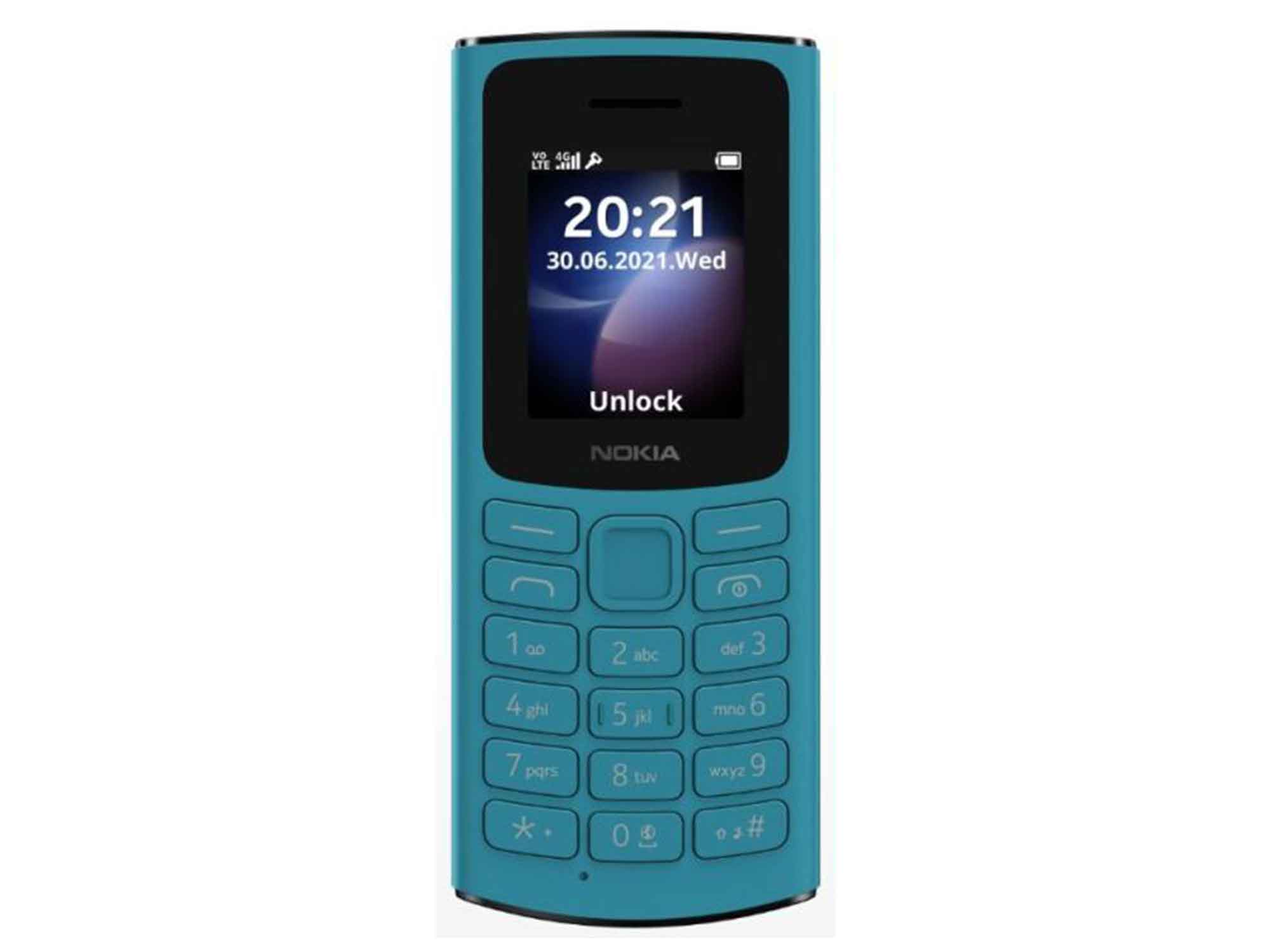 мобильный телефон nokia 105 ds 4g ta-1378 (bl)