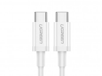 Մալուխ UGREEN USB-C to USB-C 2m (WH) 60520