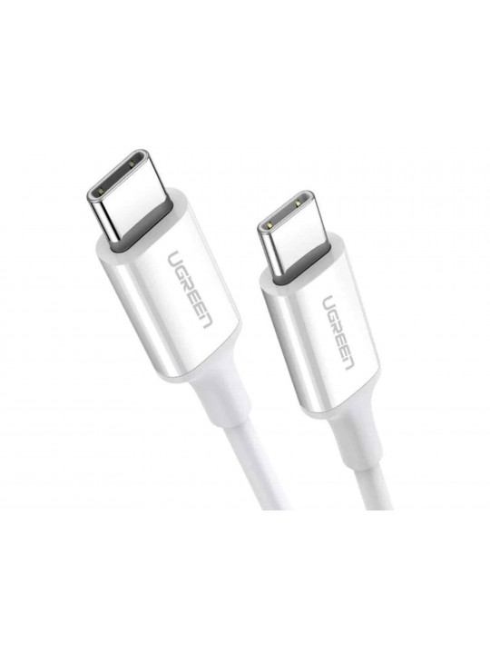 Մալուխ UGREEN USB-C to USB-C 2m (WH) 60520