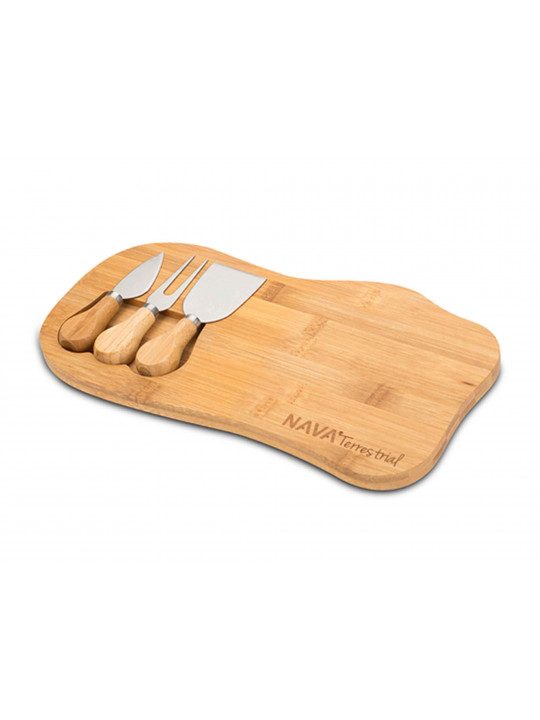 Chopping board NAVA 10-107-011 BAMBOO FOR CHEESE 