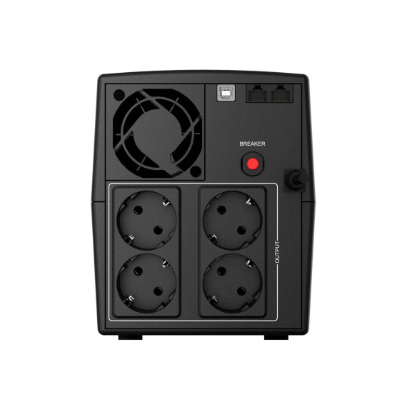 Источники бесперебойного питания (ups) NJOY KEEN 1500VA/900W USB (UPLI-LI150KU-CG01B)