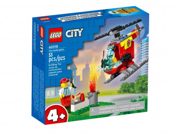 Blocks LEGO 60318 CITY Հրշեջ ուղղաթիռ 