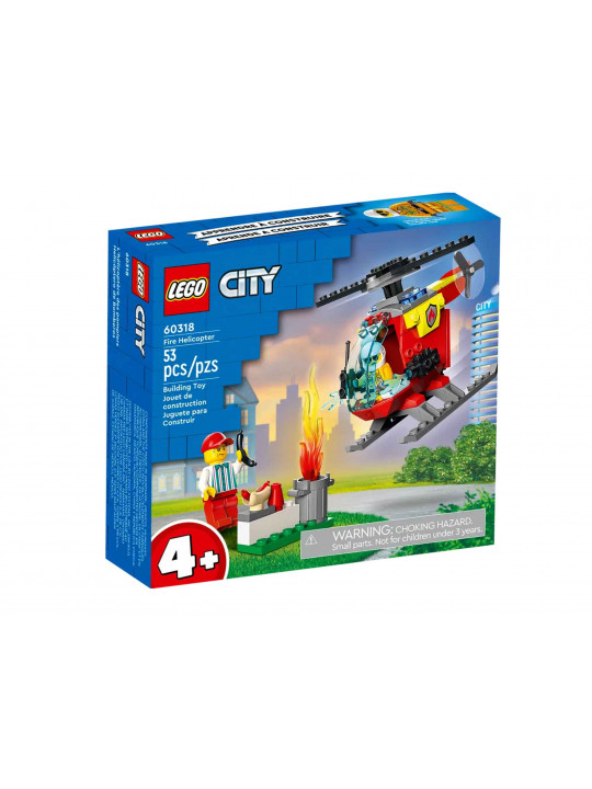 Конструктор LEGO 60318 CITY Հրշեջ ուղղաթիռ 