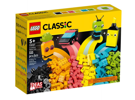 Կոնստրուկտոր LEGO 11027 CLASSIC Ստեղծագործական նեոնային ուրախություն 