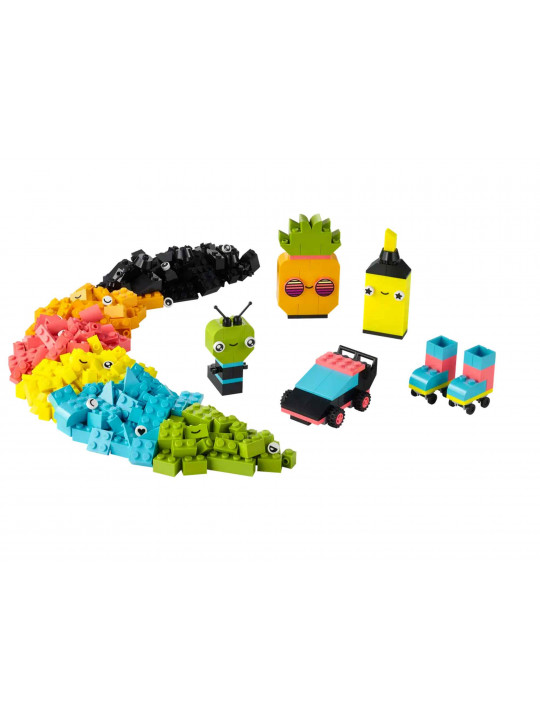 Կոնստրուկտոր LEGO 11027 CLASSIC Ստեղծագործական նեոնային ուրախություն 