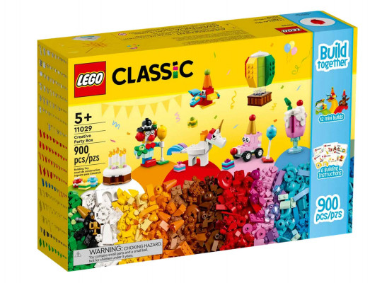 Կոնստրուկտոր LEGO 11029 CLASSIC Ստեղծագործական երեկույթի տուփ 