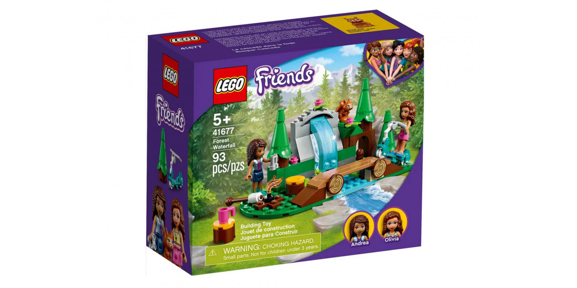 Blocks LEGO 41677 FRIENDS Անտառային ջրվեժ 