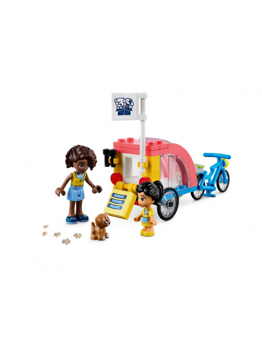 Blocks LEGO 41738 FRIENDS Փրկարարական հեծանիվ շների համար 