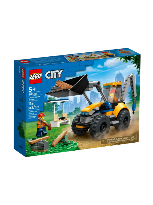 Կոնստրուկտոր LEGO 60385 City Շինարարական էքկավատոր 