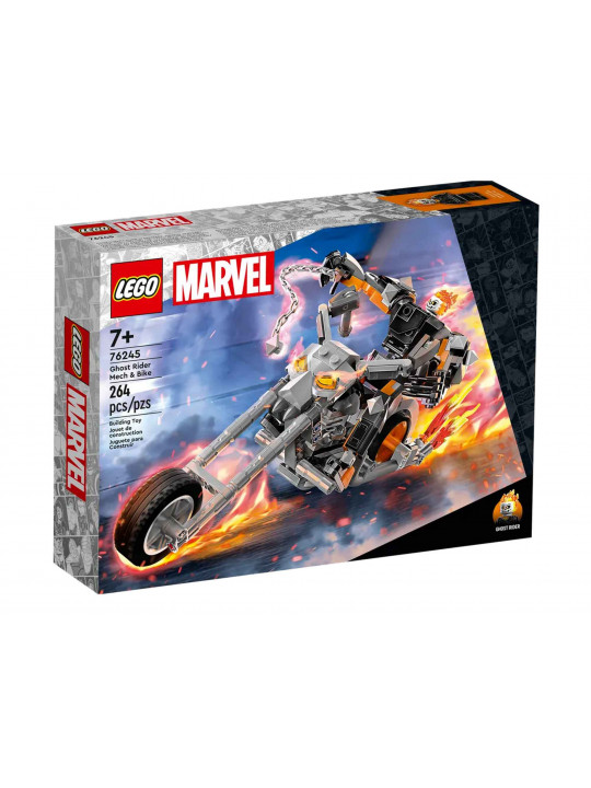 Blocks LEGO 76245 MARVEL Ռոբոտ և Ghost Rider մոտոցիկլետ 