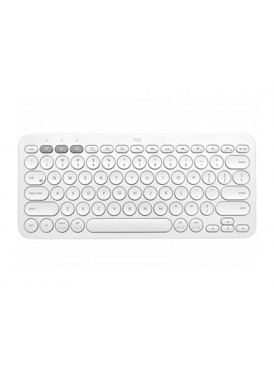 Keyboard LOGITECH K380 MULTI-DEVICE BLUETOOTH (WHITE) (L920-009589)