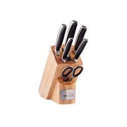Ножи и аксессуары VINZER 50119 CHEF SET 7PC W/DOOD STAND 