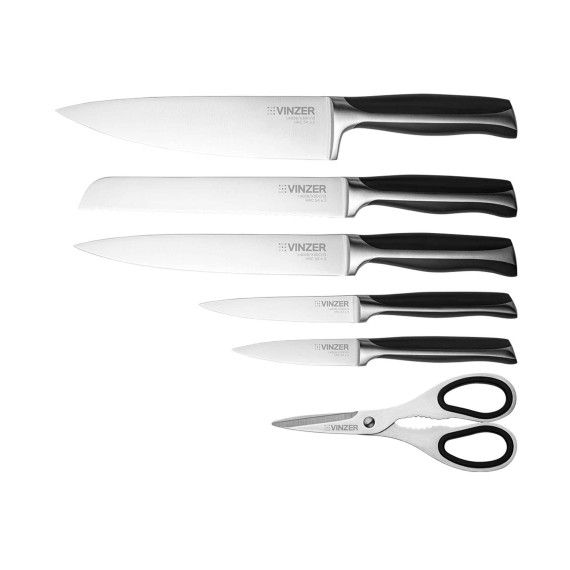 Knives and accessories VINZER 50119 CHEF SET 7PC W/DOOD STAND 