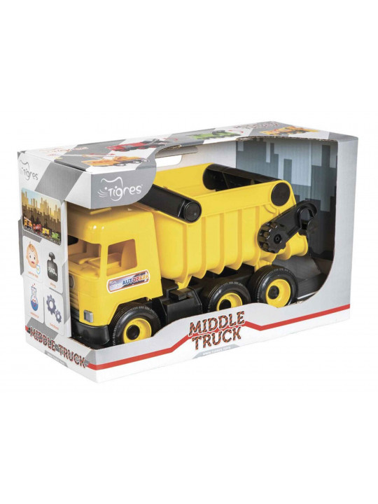 Transport TIGRES 39490 Middle Truck - Самосвал(желтый) 