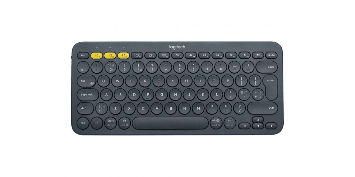 Ստեղնաշար LOGITECH K380 MULTI-DEVICE BLUETOOTH (DARK GREY) (L920-007584)