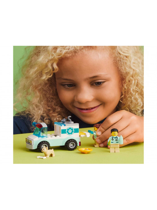 Կոնստրուկտոր LEGO 60382 City  Փրկարար անասնաբուժեր 