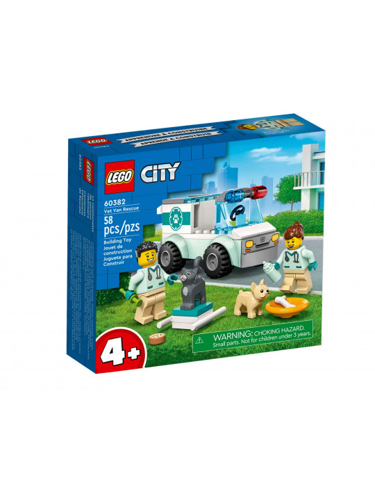 Blocks LEGO 60382 City  Փրկարար անասնաբուժեր 