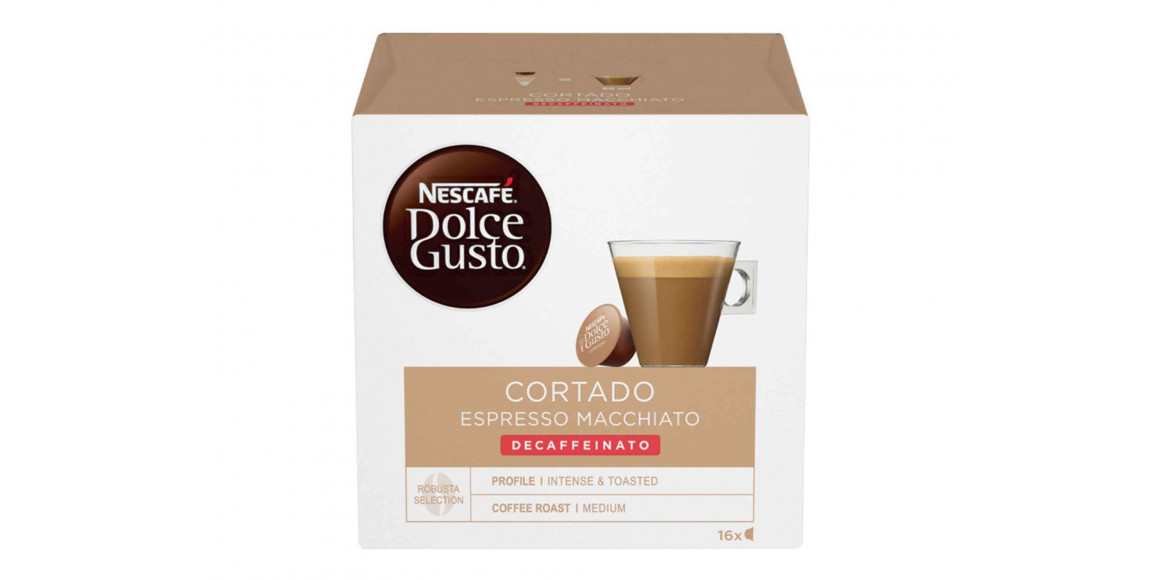 Կապսուլային սուրճ NESCAFE DOLCE GUSTO CORTADO ESPRESSO MACCHIATO 