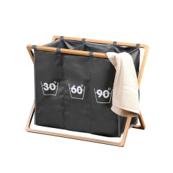 Laundry basket KESPER 19597 GREY TRIO 