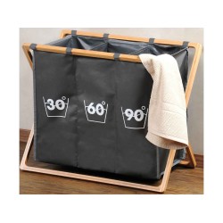 Laundry basket KESPER 19597 GREY TRIO 