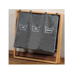 Laundry basket KESPER 19597 GREY TRIO 