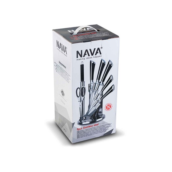 Ножи и аксессуары NAVA 10-167-021 STAIN.STEEL 8PC 