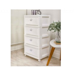 Plastic commode LIMON 153008 SEC.4 N2 WHITE 
