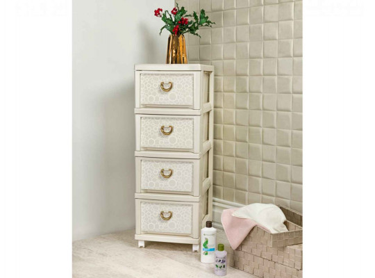 Plastic commode LIMON 153207 SEC.4 N3 CREAM 