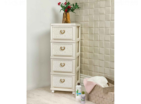 Plastic commode LIMON 153208 SEC.4 N3 WHITE 