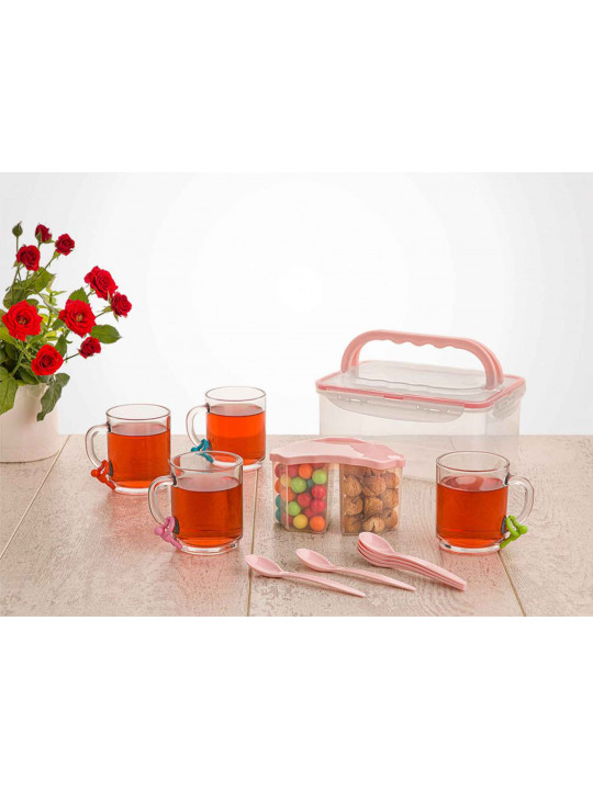 Cups set LIMON 17807 FOR PICNIC WITH BOX 4PC(507322) 