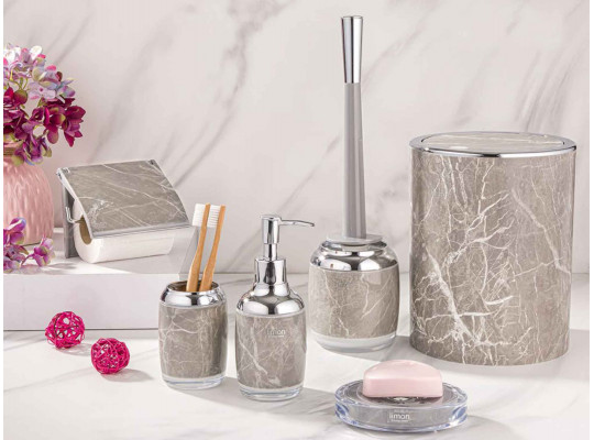 Հավաքածու բաղնիքի համար LIMON 202467 ROMANTIC DES. 6PC(906134) 