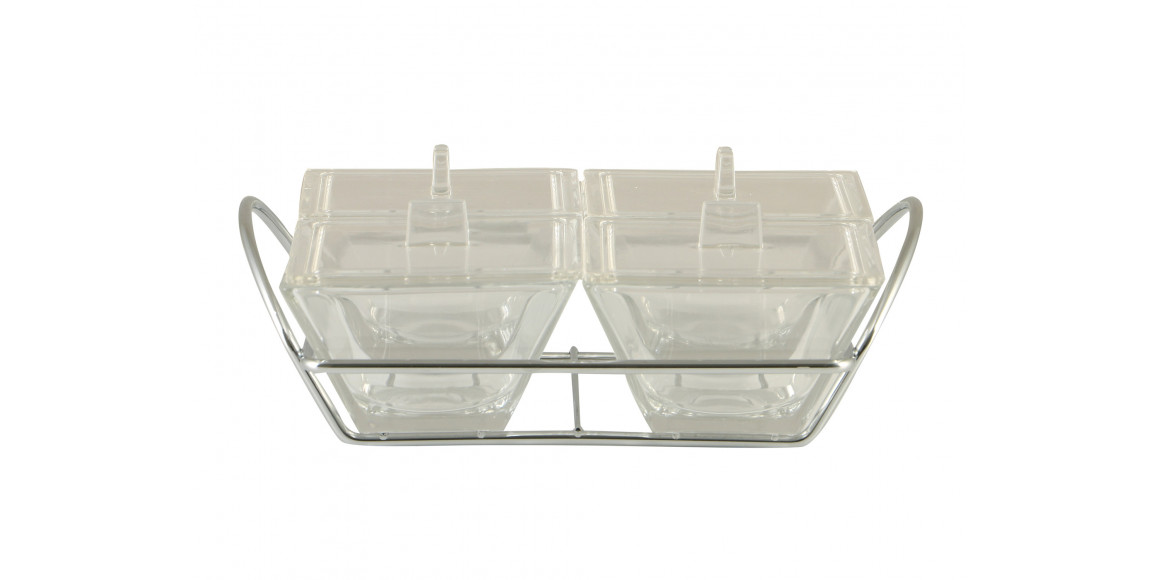 Food storage LIMON 210800 FOR SNACK SERVING 4 SECTION SQUARE (907063) 