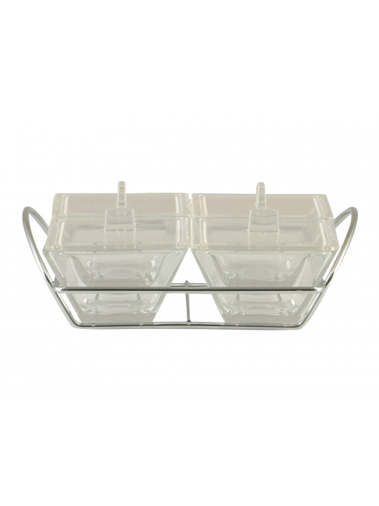 Food storage LIMON 210800 FOR SNACK SERVING 4 SECTION SQUARE (907063) 