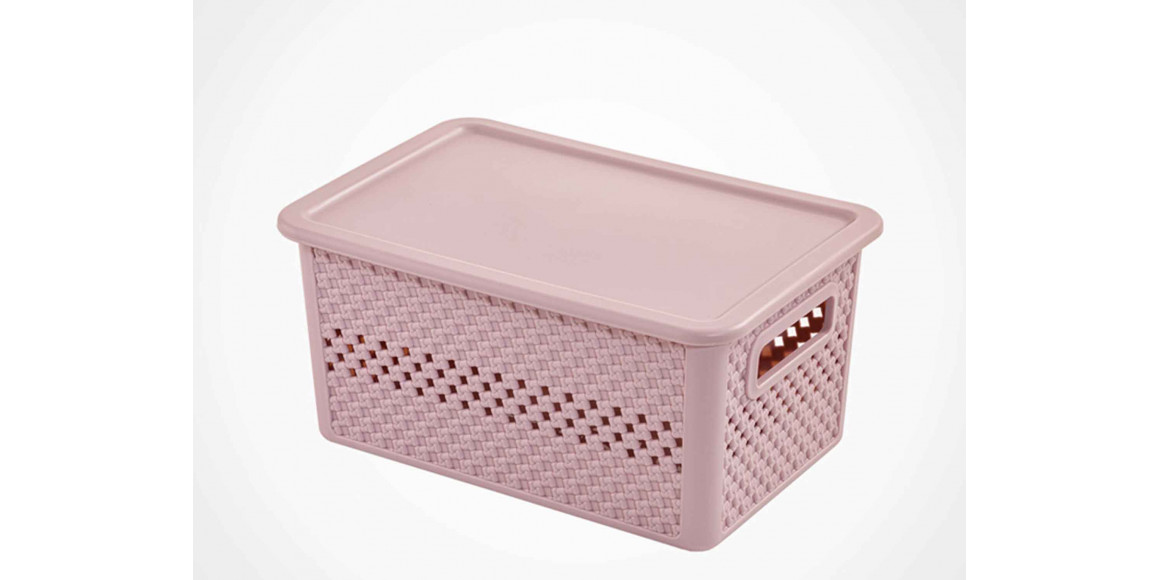 Box and baskets LIMON 215635 ORGANIZER SMALL KNIT DESIGN W/LID (907148) 